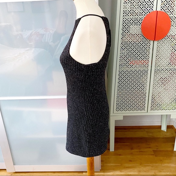 NWT Revolve NBD Cami Mini Dress in Metallic Black - Picture 5 of 13